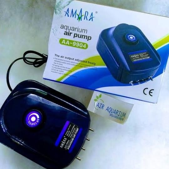 POMPA UDARA AERATOR AMARA AA9904 AA 9904 AERATOR AQUARIUM 4 LUBANG