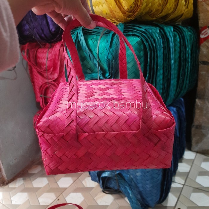 TERMURAH BESEK WARNA JINJING/BESEK BAMBU JINJING/BESEK WARNA CANGKING 20CM KODE 858