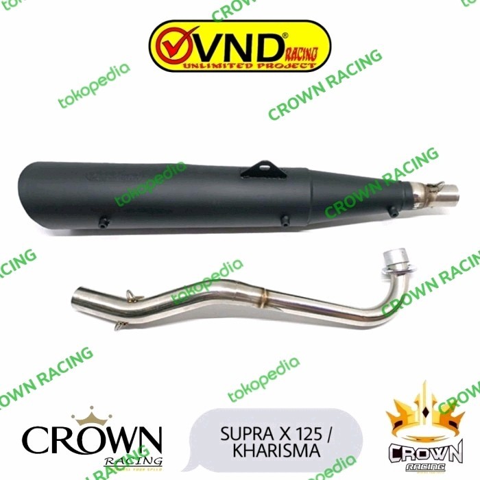 Knalpot Tsukigi Standard Racing Vnd Supra X 125 / Kharisma