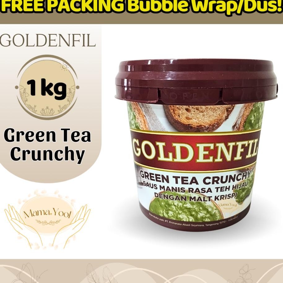 

Mama.Yool Goldenfil Green Tea Crunchy 1 G Free Paing Filling Topg Elai Ripi Raa Matcha