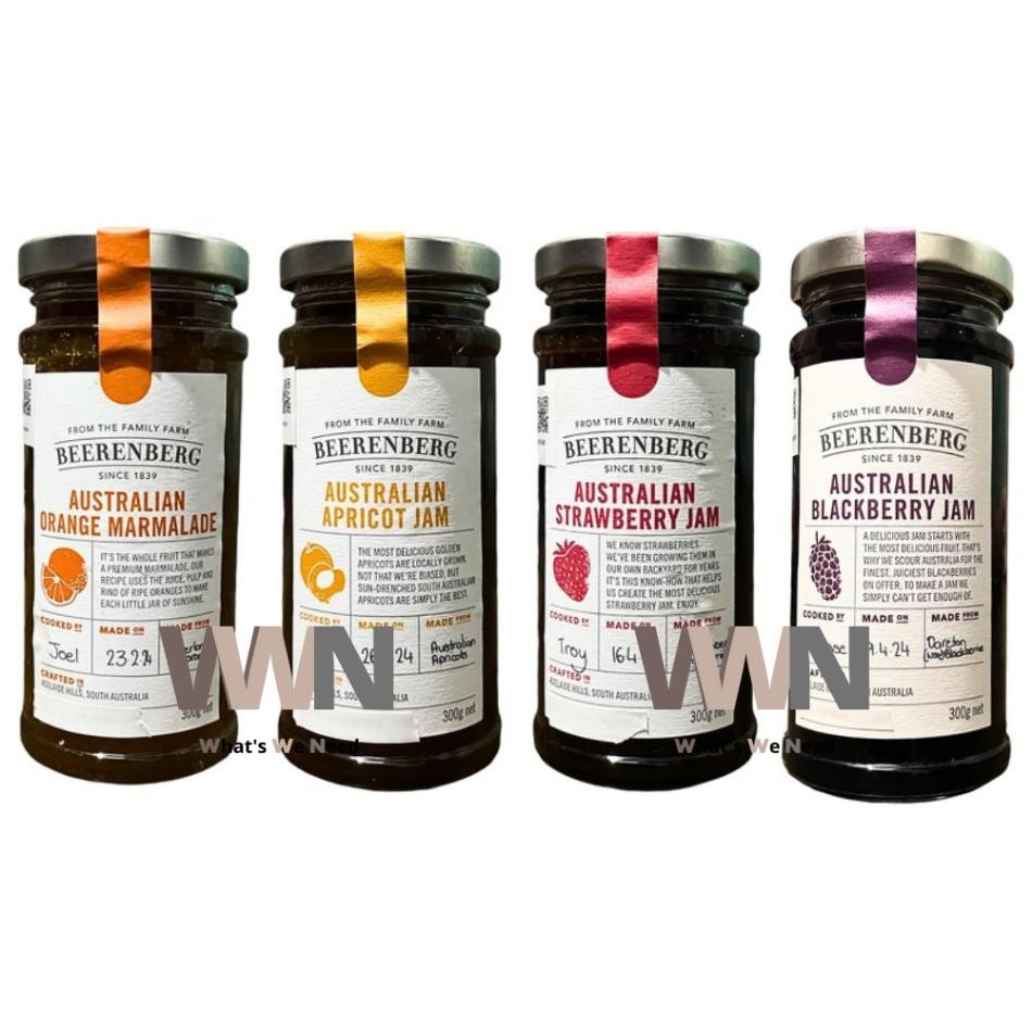 

Beerenberg Elai Trawberry Apricot Orange Marmalade Blueberry Blaberry Jam 300 Gr Autralian