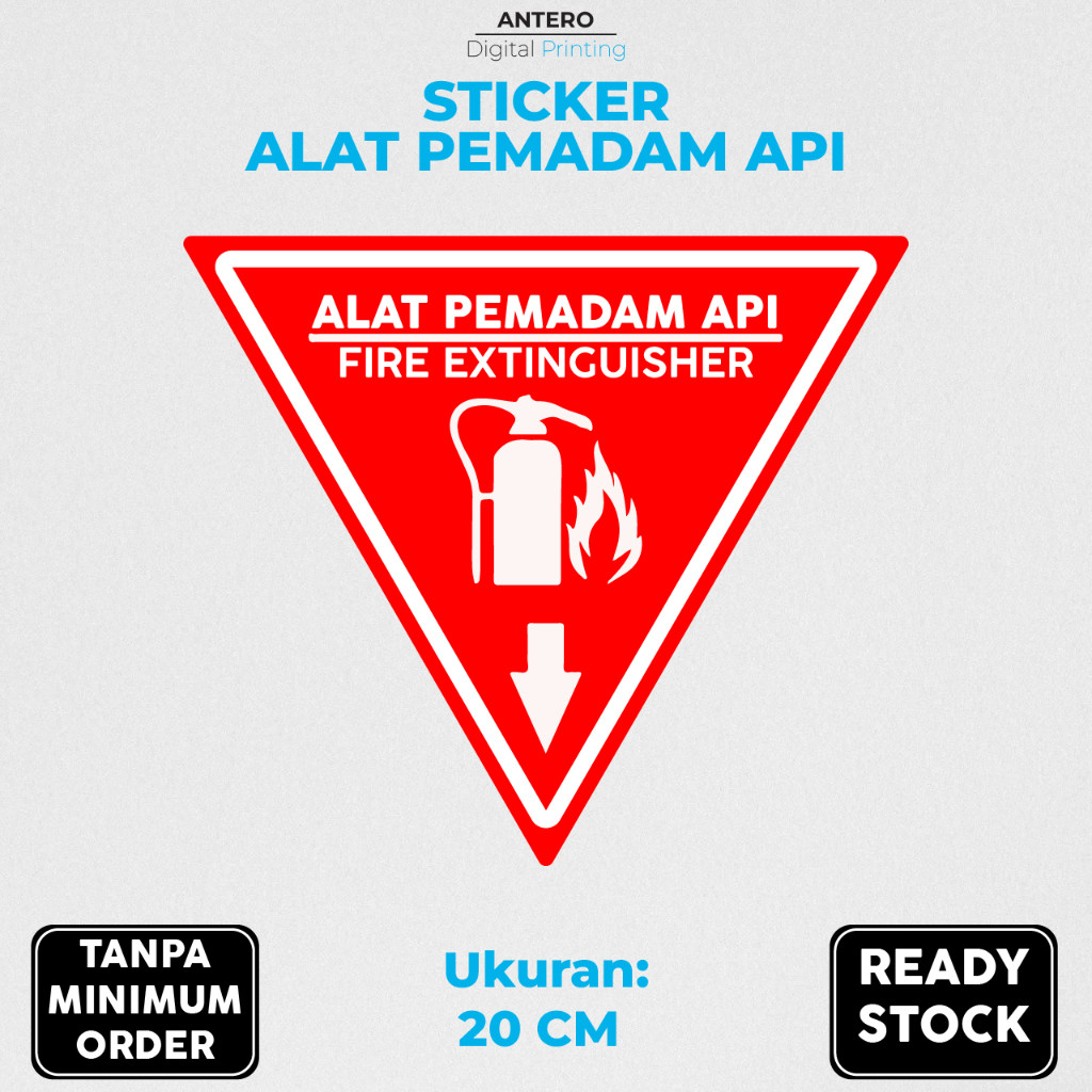 

Promo Stiker Apar Stiker Petunjuk Pemadam Api Stiker Vinyl Tahan Air