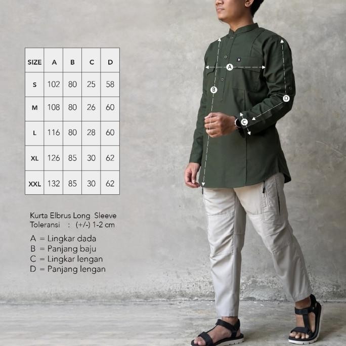 Kurta Elbrus Long sleeve bunayya sunnah clothing New