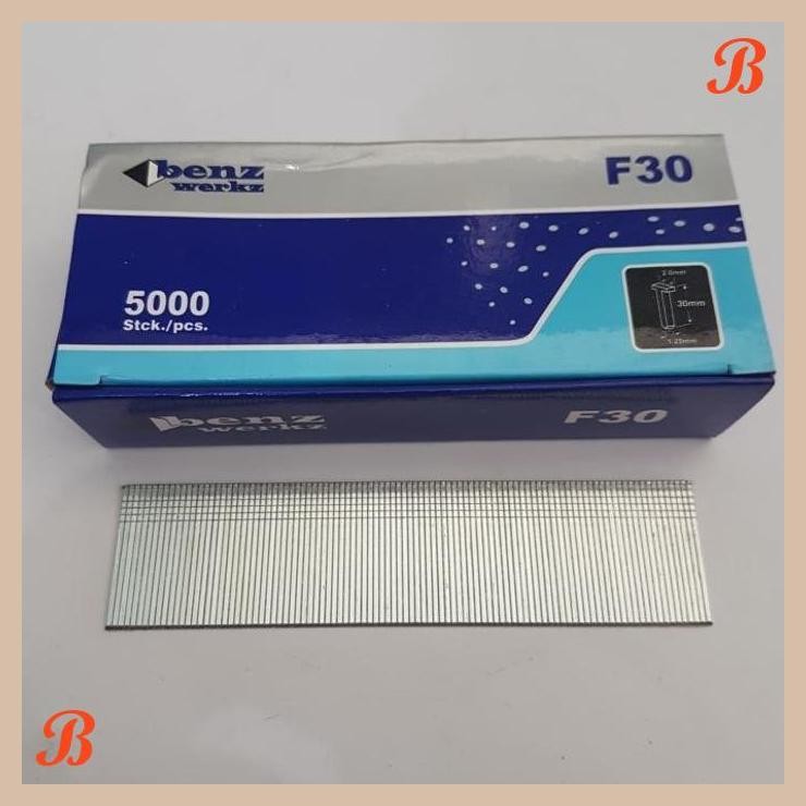 

| JRT | ISI PAKU TEMBAK STAPLES F30 LURUS BENZ 30MM 30 MM 3CM 3 CM REFILL