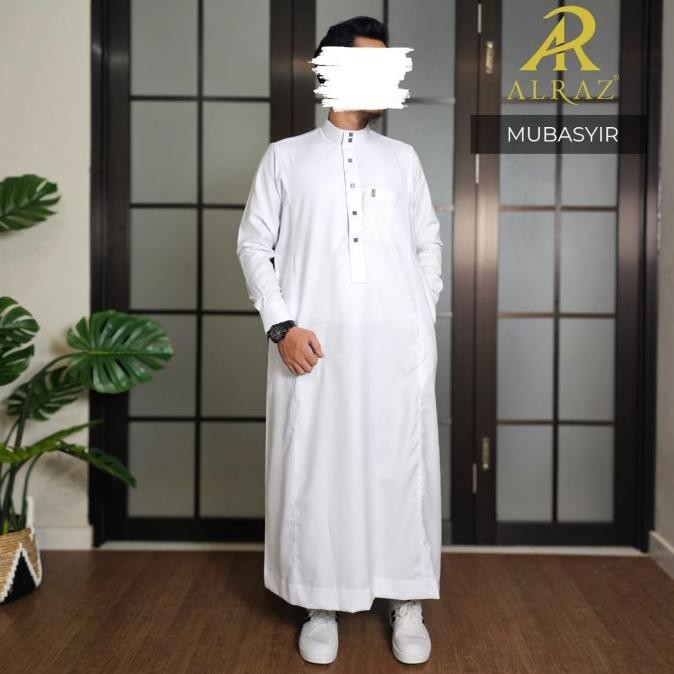 Gamis/ Jubah Putih Premium Alraz Promo