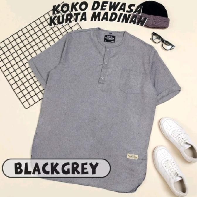 Baju Koko Dewasa Katun Madinah Kualitas Terbaik
