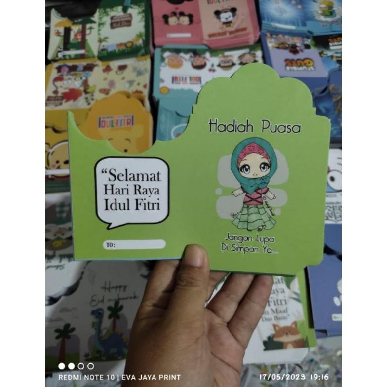

COD [1000lembar] Amplop Lebaran HVS ukuran medium Murah