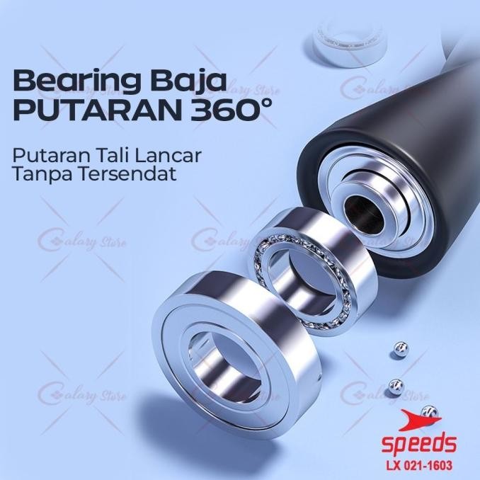 Spesial Tali Skipping Jump Rope Skipping Rope Foam Speeds Berkualitas 021