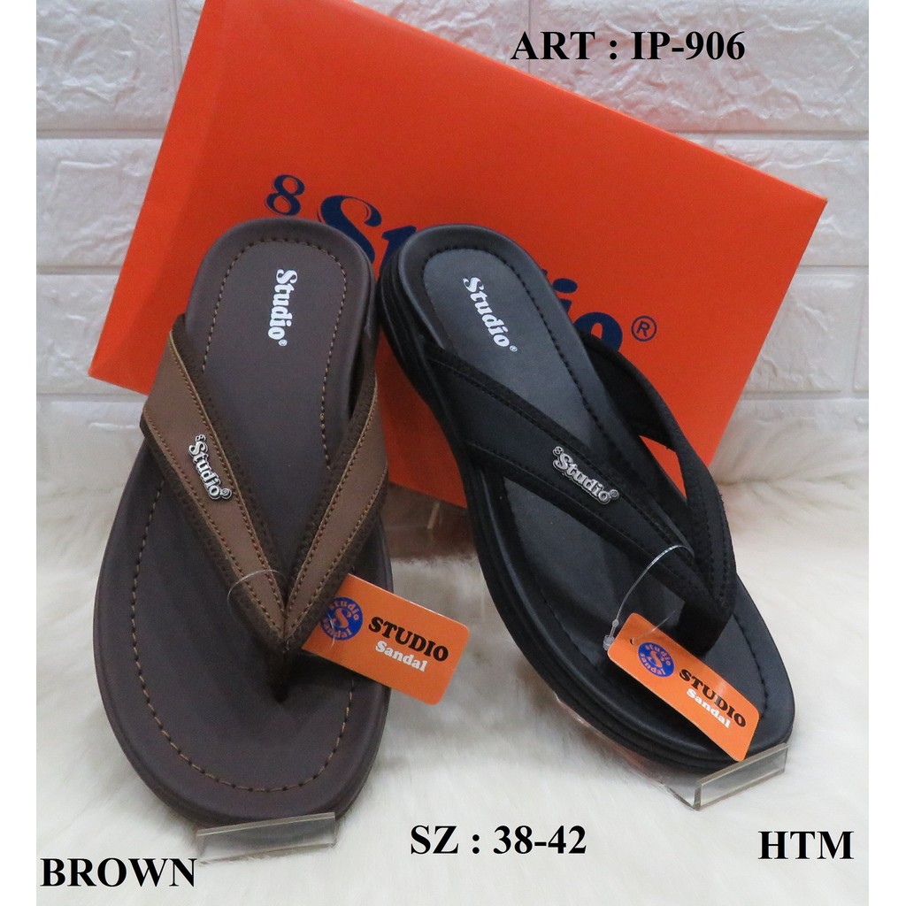 SANDAL PRIA KULIT MEREK STUDIO ART IP-906 RP 238.000 BRAND ORIGINAL