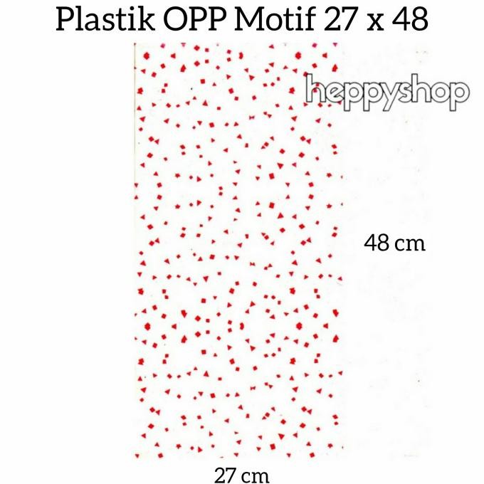

siap kirim] Plastik OPP Motif 27 x 48, Plastik Bingkisan Ultah