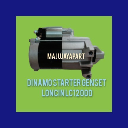 dinamo starter genset bensin loncin lc12000 2 cylinder