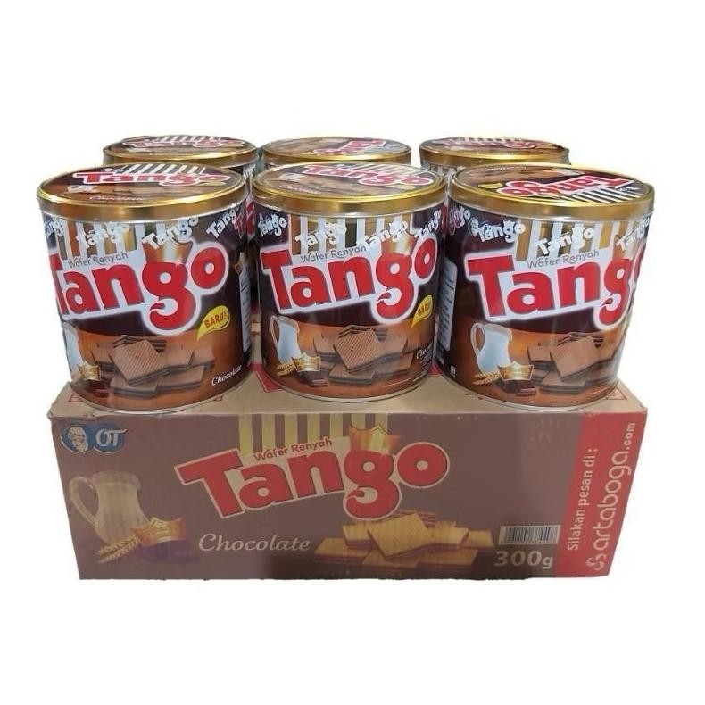 

ZX41 [1Dus Isi 6 ]Tango wafer kaleng VANILLA DAN COKLAT 240g Original