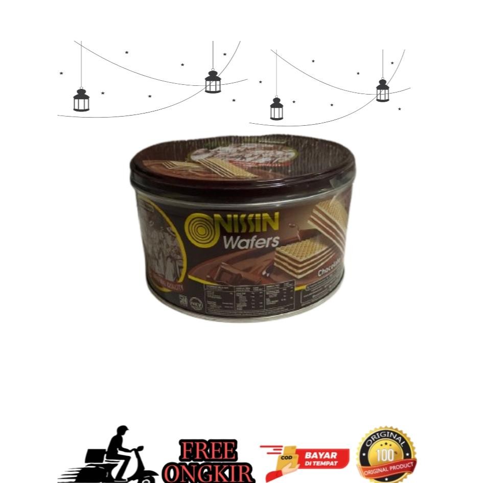 

hj-64 Termurah se Nusantara Biskuit Nissin wafer Coklat 180 gr parcel kue kaleng lebaran Premium