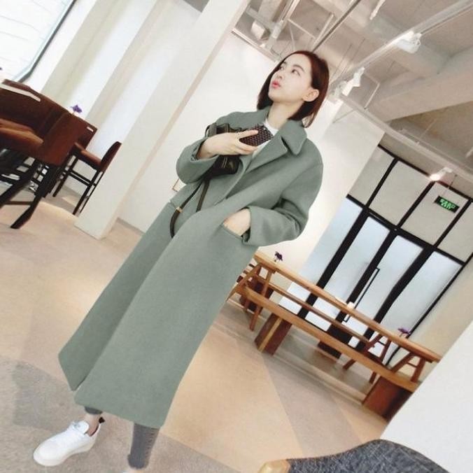 Winter Long Coat Wanita Panjang Hangat Coat Blazer Korean Style best