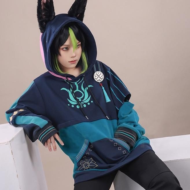 Tighnari Genshin Impact Jacket Cosplay Cosplayer Jaket Anime Games