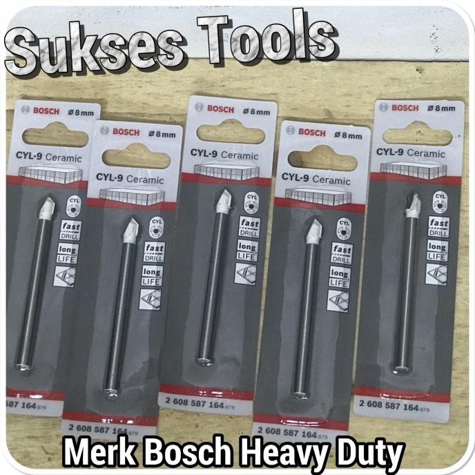 Mata Bor Tombak Bosch uk. 8 mm ( Mata Bor Kaca, Keramik, Granit )