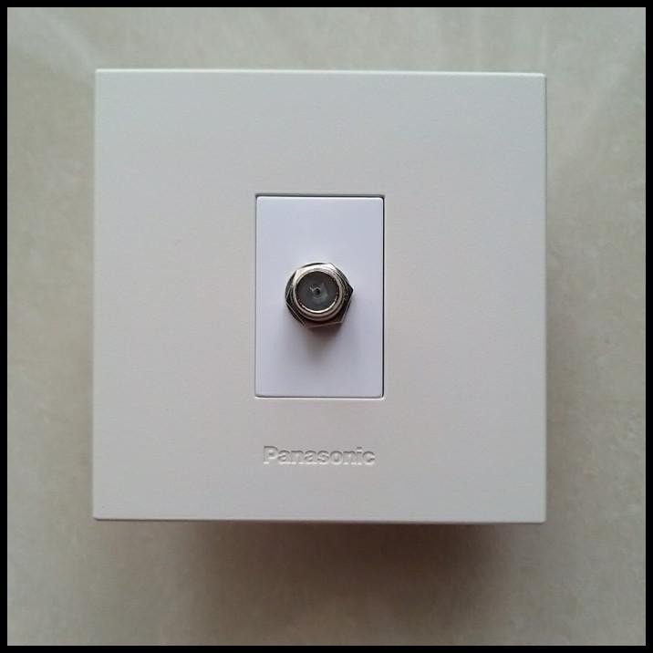 Stop Kontak Tv Kabel F Conector Soket Outlet Matv Frame Panasonic