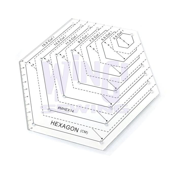 

Update Penggaris Jahit Pola Hexagon Skala 15.5cm Segi 6 Mika Akrilik Acrylic wings33 Berkualitas