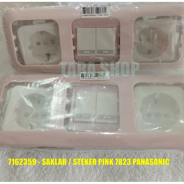 READY STOCK SAKLAR/STEKER WARNA PINK 7823 PANASONIC - 7162359