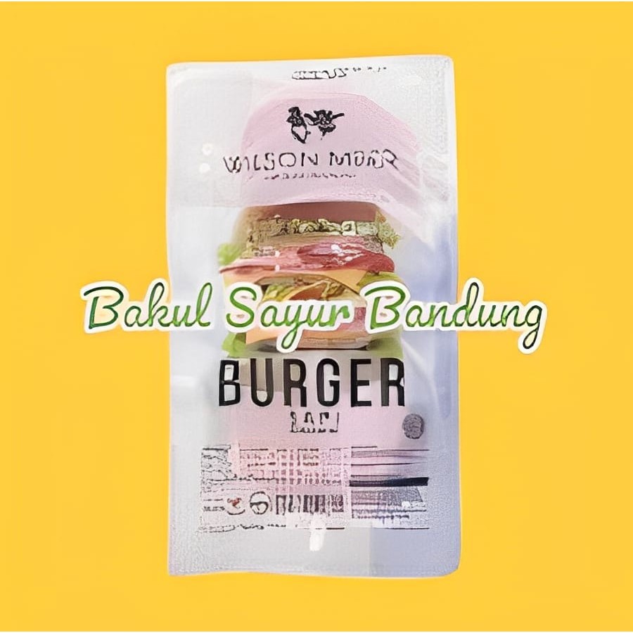 

Halal - Burger Slice / daging burger wilson - Bakul Sayur Bandung