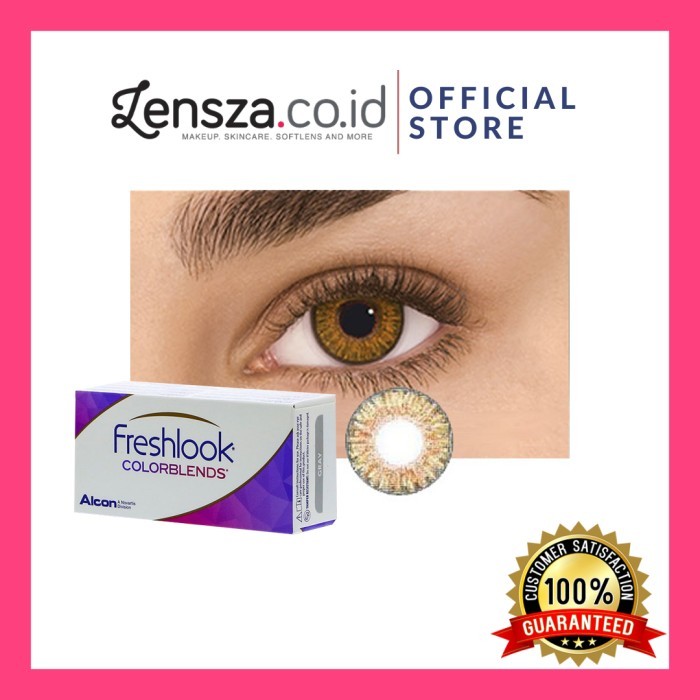 Softlens Freshlook ColorBlends Honey / Soflen Warna Bulanan by Alcon