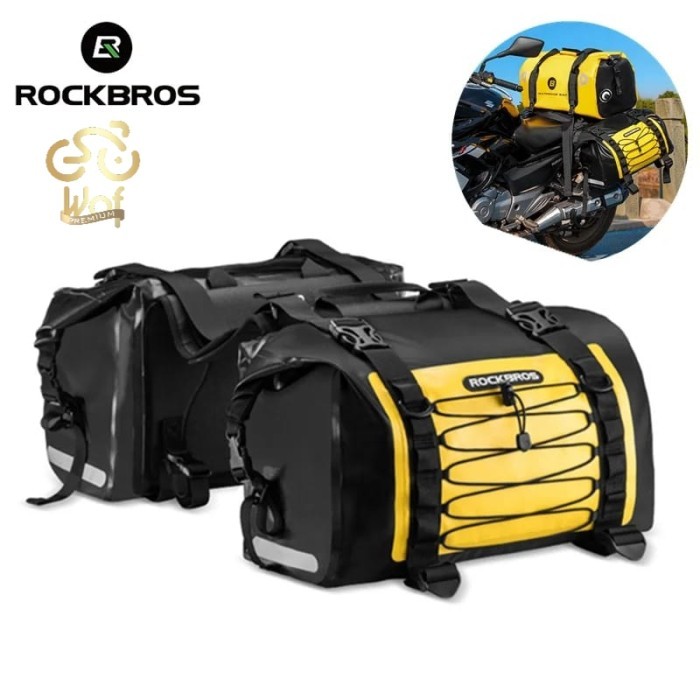 ROCKBROS AS-010 Tas Touring 60L Sepeda Motor Bag Travel Pannier Bagasi