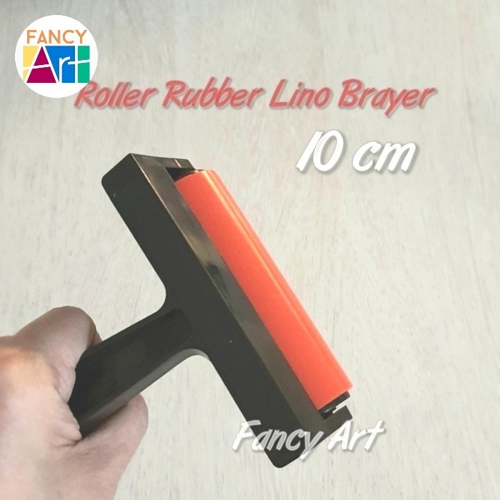 

TERBARU V-TEC Roll Rubber Lino Brayer 10cm - Roller Lukis
