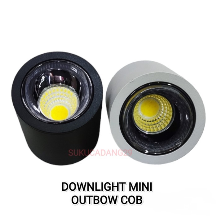 Lampu Mini Tempel 5W Downlight Outbow Cob Led Lemari Pajangan 5 Watt