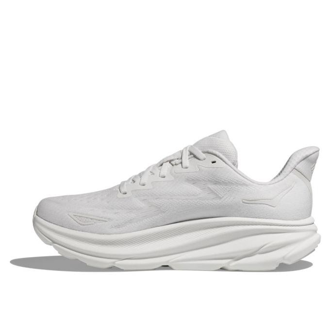 Hoka Clifton 9 Mens Road Running Shoes - White / White Terrapetal