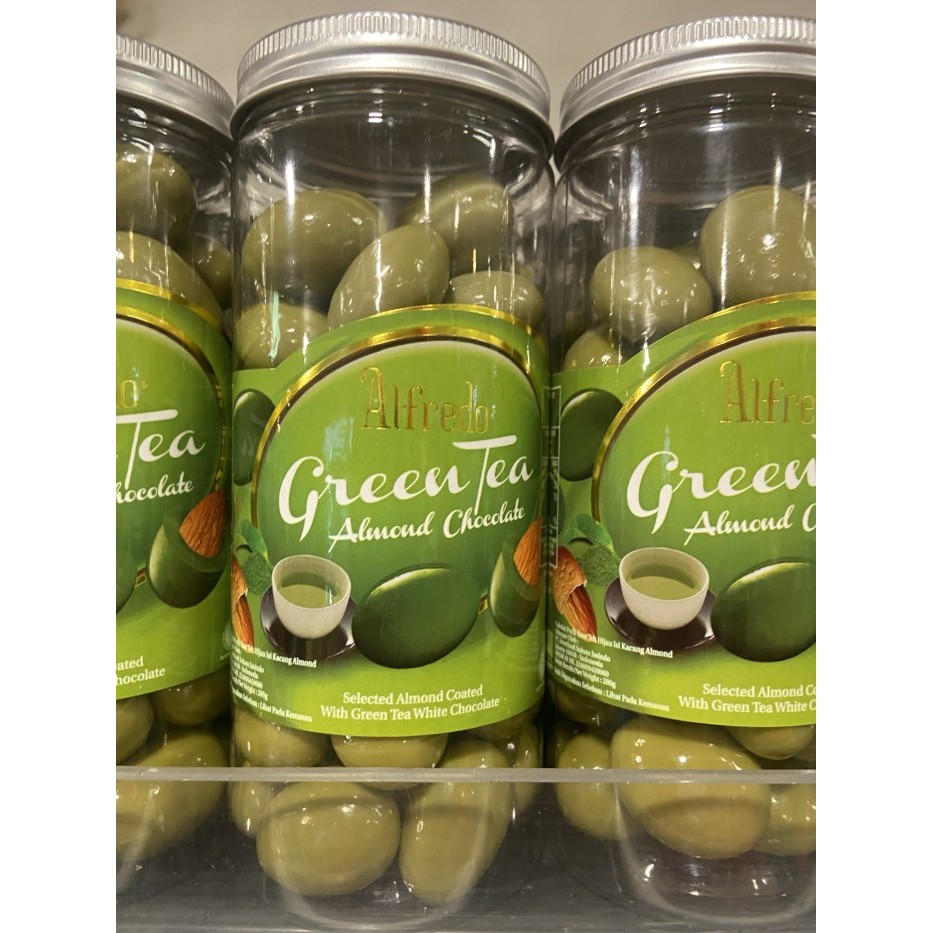 

Ready ALFREDO ALMOND GREENTEA CHOCO 280 GR