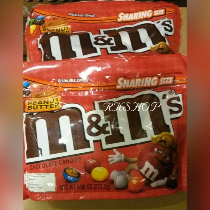 

Ready m&m's peanuts butter chocolate candies 272,2gr