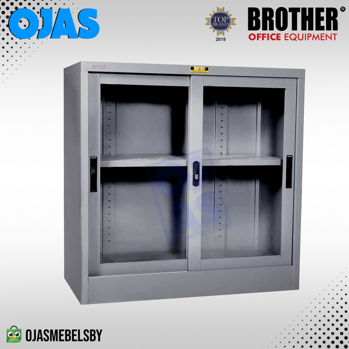 

Lemari Arsip Besi 1/2 Tinggi Sliding Kaca Brother B-306