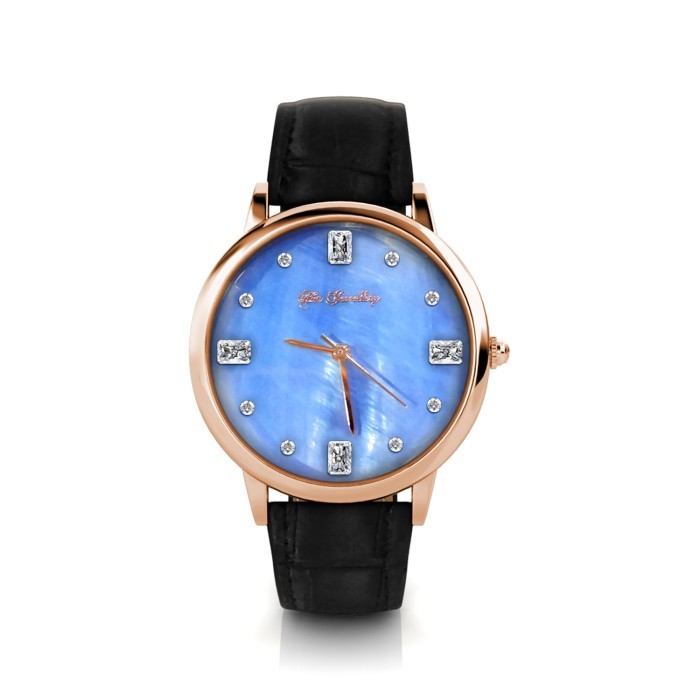 Alanzo Crystal Watch - Jam Tangan Crystal By Her Jewellery
