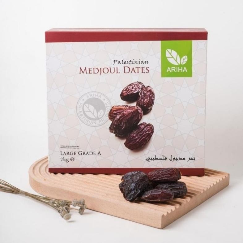 

Kurma Medjool Ariha LARGE 2 kg & MEDIUM 2 KG ASLI PALESTINA Medjoul Medjol