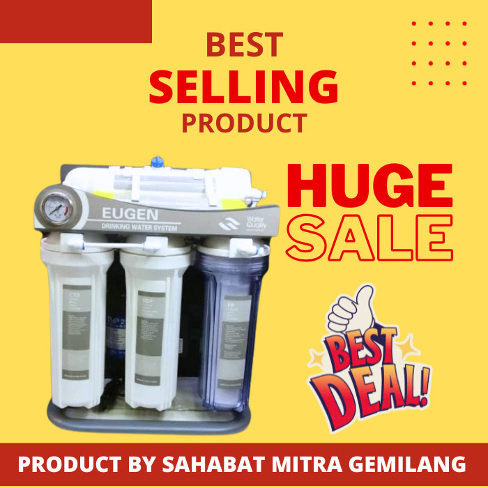 Mesin RO 7 Step Reverse Osmosis 1000 GPD + UV