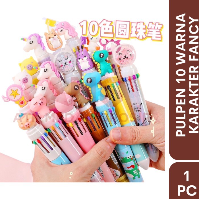 

HEMAT PULPEN 10 WARNA UNICORN DINO KODE 650