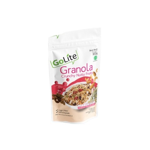 

Golite Granola Crunch Nuty Frt 100Gr/Pch