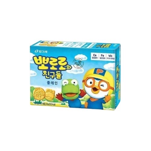

Pororo & Friends Biscuit Plain 65Gr/Box