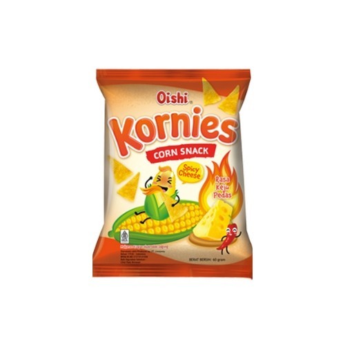 

Oishi Kornies Rasa Keju Pedas 60Gr