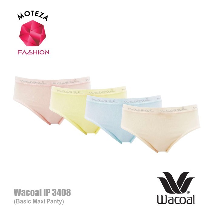 Celana Dalam Wanita - Wacoal Panty Midi Cotton - Ip 3408 Termurah Best Quality Asli 100% Original