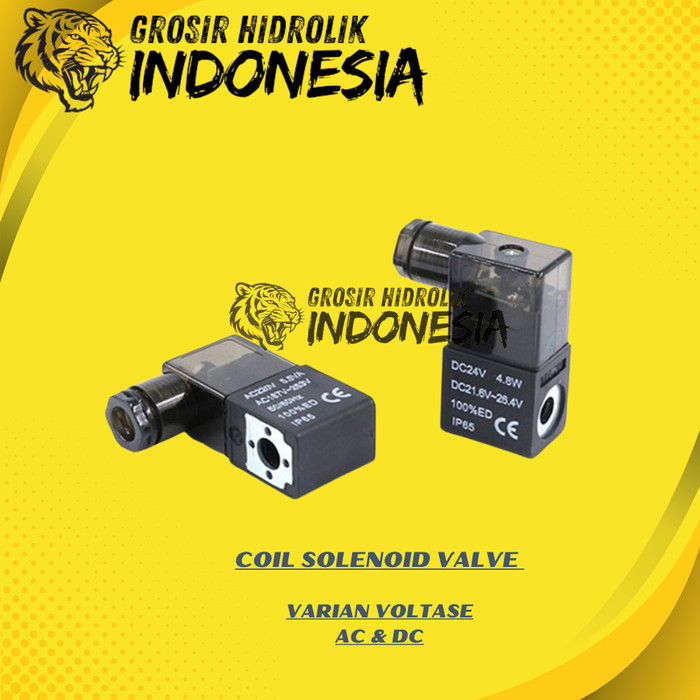 COIL SOLENOID VALVE AIRTAC UNIVERSAL BUAT AIRTAC/EMC DLL AC220/DC24/AC110/DC12