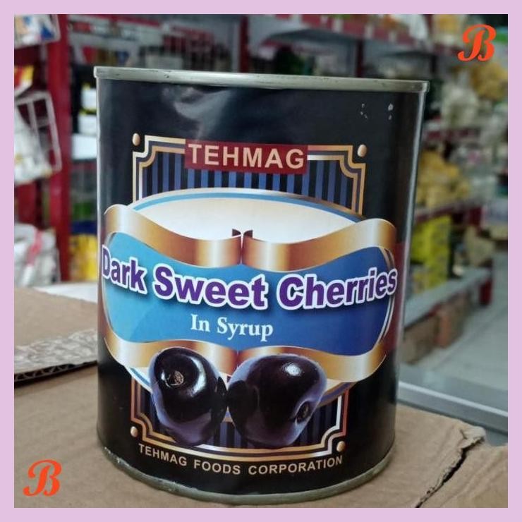 

| VRB | DARK SWEET CHERRIES IN SYRUP 850 GRAM CERI HITAM