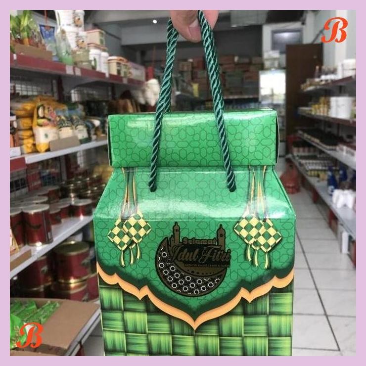 

| VRB | BOX HAMPERS KAREEM 2 TOPLES SUSUN 350 GRAM HARDBOX KOTAK LEBARAN EID