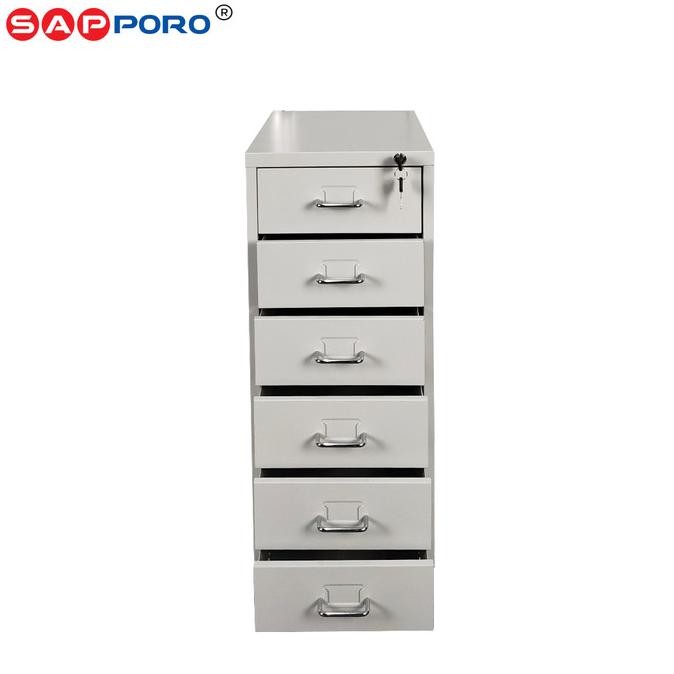 

Promo Sapporo Alzey Key - Lemari Kantor | Lemari Besi Portable 6 Laci