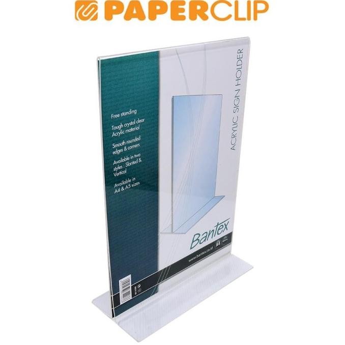 

Promo Acrylic Holder / Akrilik Brosur Bantex 8854 A4