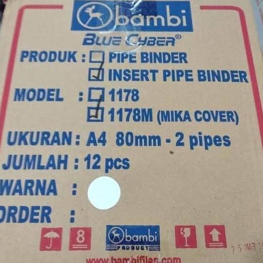 

Murah Insert Pipe Binder Bambi 1178 Mika ( A4 )