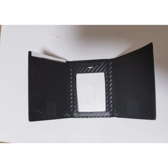 

Promo Magsafe Carbon Fiber Wallet With Slim Pop-Up Card Holder - Bisa Untuk Kartu Dan Uang Kertas