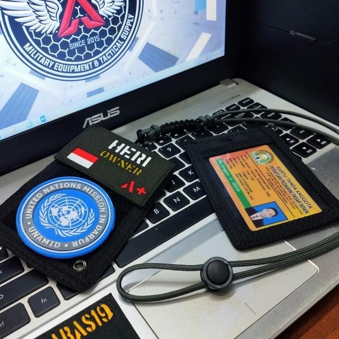 

Sale Baru Tactical Id Card Lanyard Paracord Free Patch