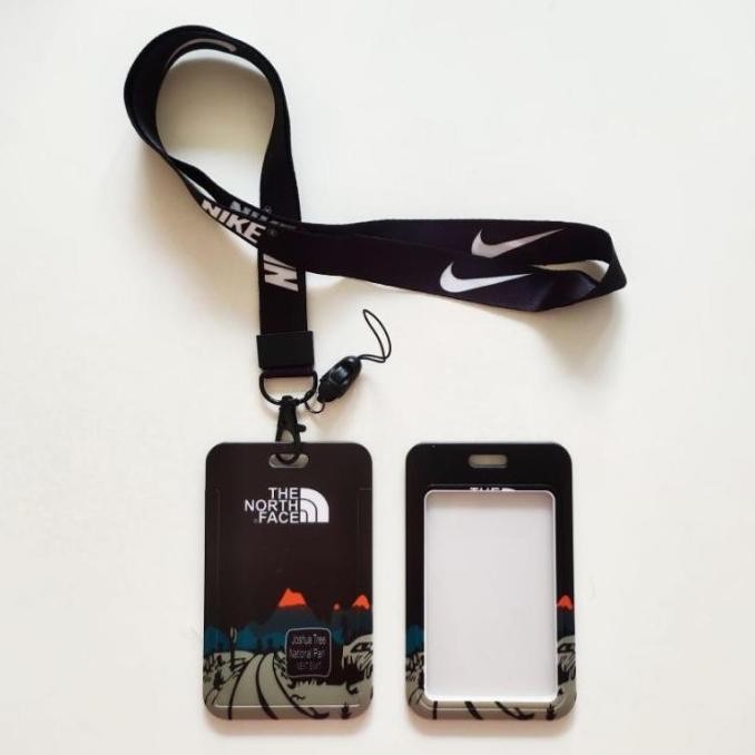 

Sale Terbaik Id Card Holder Name Tag Lanyard / Kalung Wadah Kartu Identitas The North Face Nike