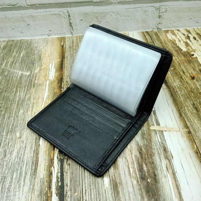 

Grosir Dompet Kartu Card Holder Braun Buffel Kulit Sapi Asli Polos